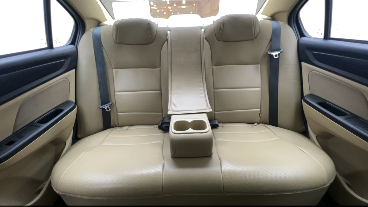 Used 2024 Honda Amaze S 1.2 Petrol MT Petrol Manual interior REAR SEAT CONDITION VIEW