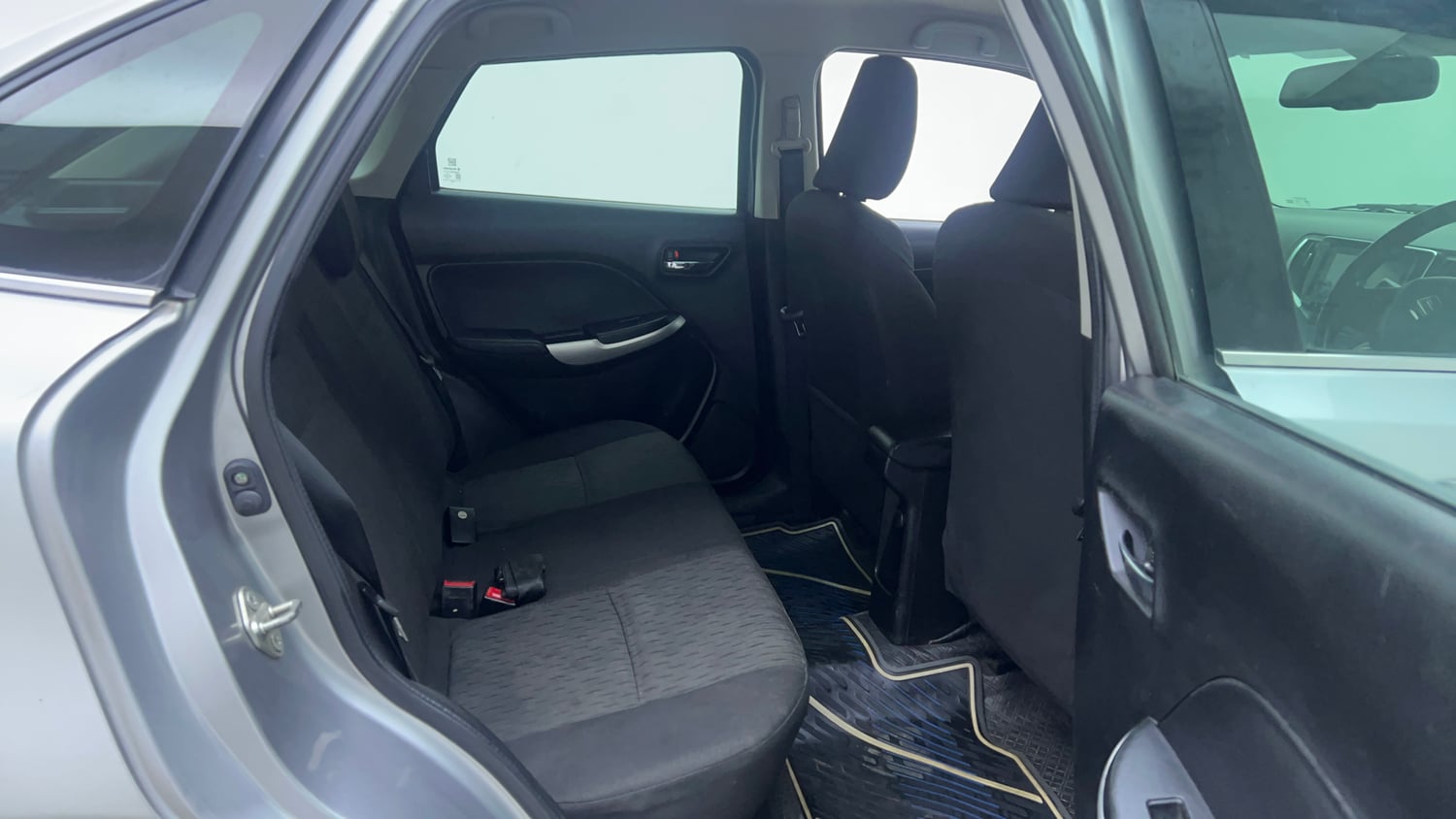 Used 2015 Maruti Suzuki Baleno Alpha 1.2 Petrol Manual interior RIGHT SIDE REAR DOOR CABIN VIEW