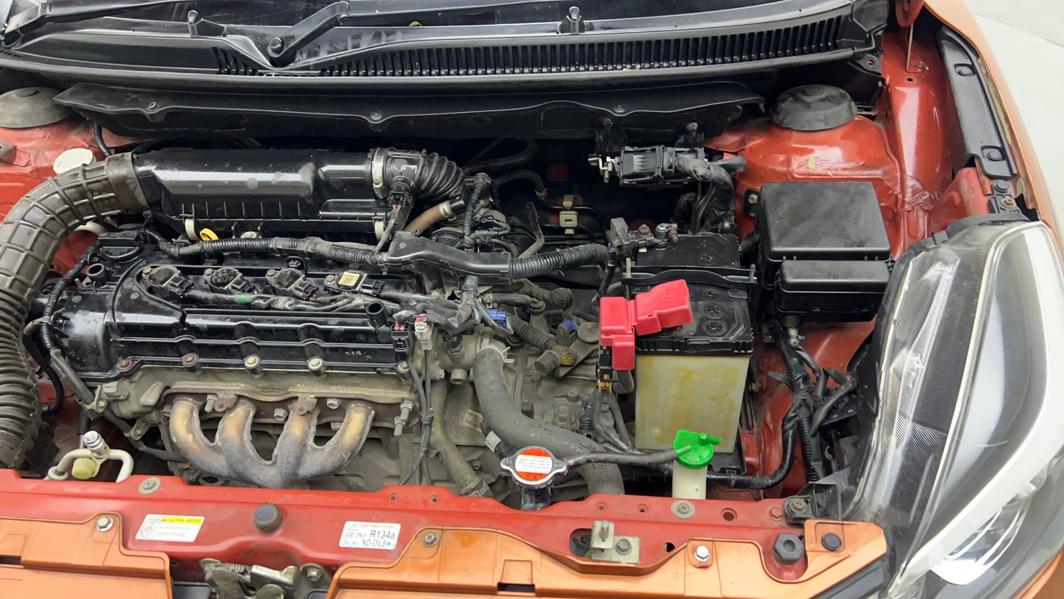 Used 2018 Maruti Suzuki Baleno Alpha 1.2 Petrol Manual engine ENGINE LEFT SIDE VIEW