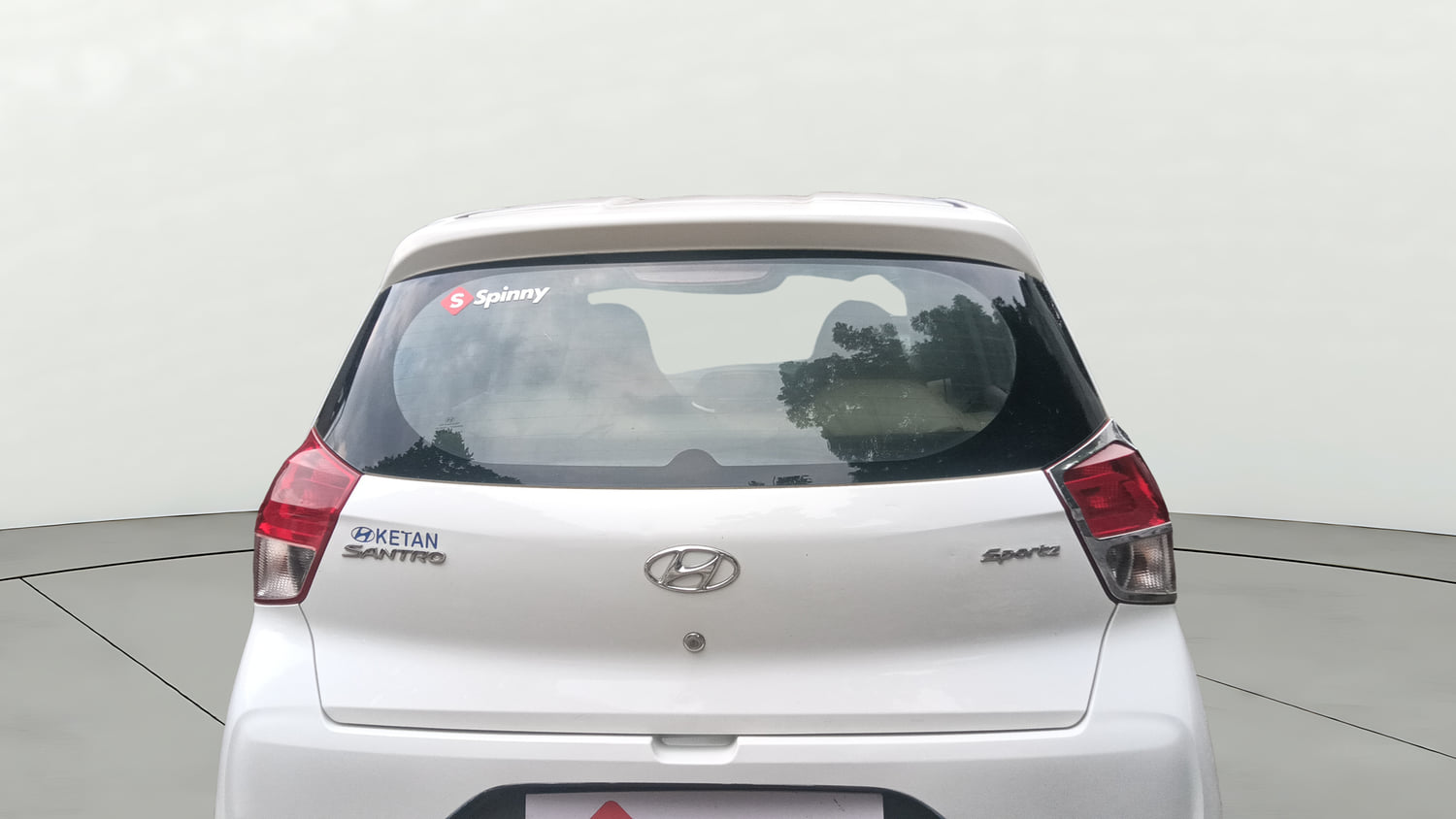 Used 2019 Hyundai Santro Sportz AMT Petrol Automatic exterior BACK WINDSHIELD VIEW