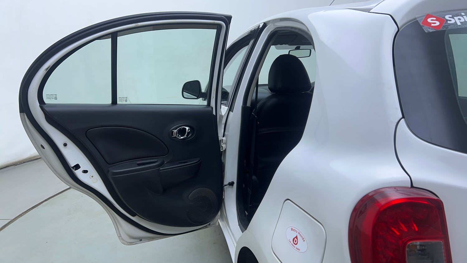 Used 2018 Nissan Micra XL Diesel Diesel Manual interior LEFT REAR DOOR OPEN VIEW