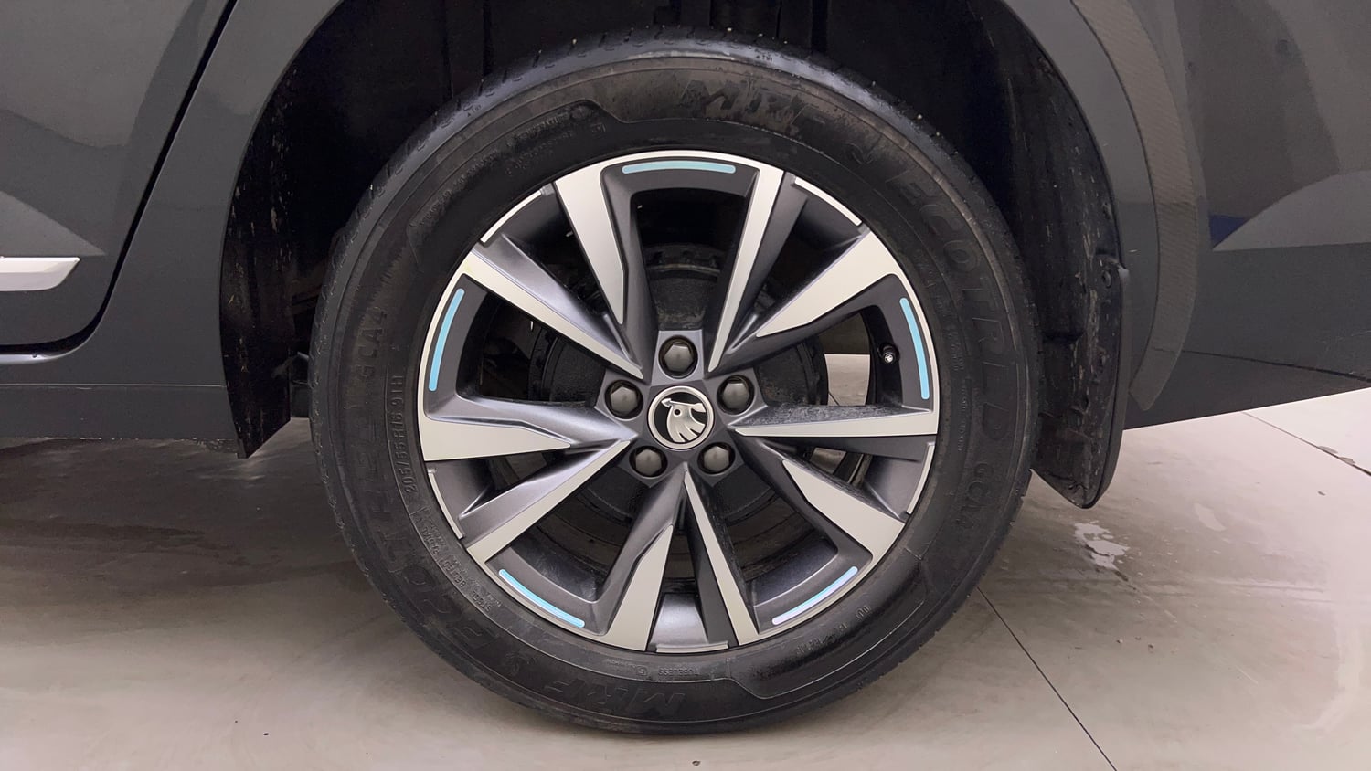 Used 2023 Skoda Slavia Style 1.5L TSI DSG Petrol Automatic tyres LEFT REAR TYRE RIM VIEW