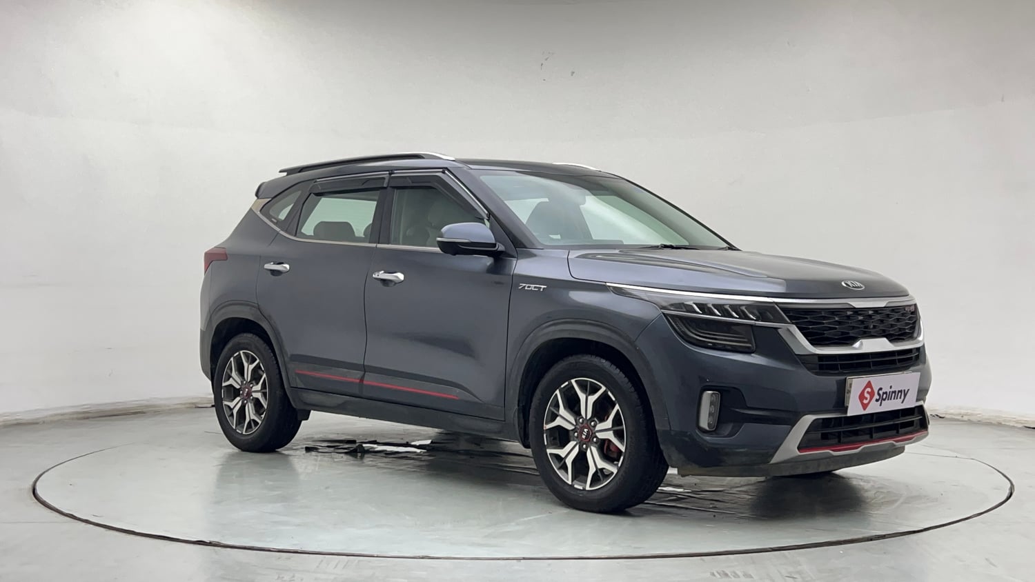 Used 2019 kia Seltos GTX Plus DCT 1.4 Petrol Automatic exterior RIGHT FRONT CORNER VIEW