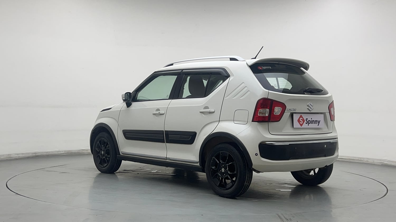 Used 2019 Maruti Suzuki Ignis Alpha 1.2 AMT Petrol Automatic exterior LEFT REAR CORNER VIEW