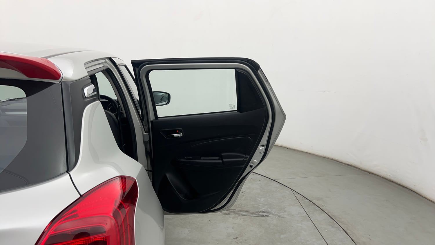 Used 2023 Maruti Suzuki Swift VXi Petrol Manual interior RIGHT REAR DOOR OPEN VIEW