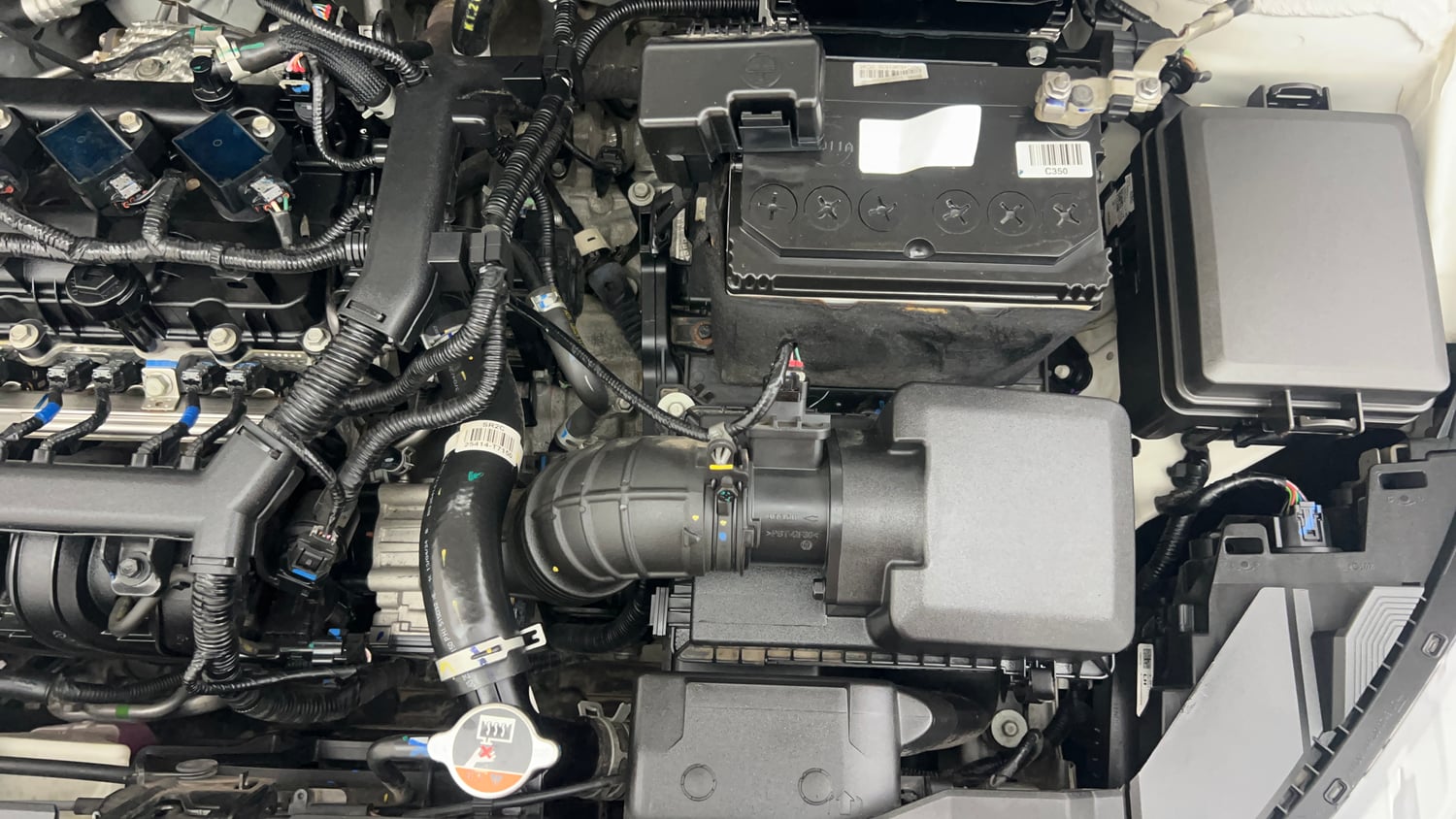 Used 2024 Hyundai New i20 Asta (O) 1.2 IVT Petrol Automatic engine ENGINE LEFT SIDE VIEW