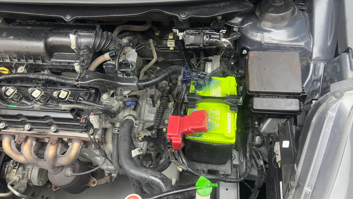 Used 2020 Toyota Glanza V CVT Petrol Automatic engine ENGINE LEFT SIDE VIEW