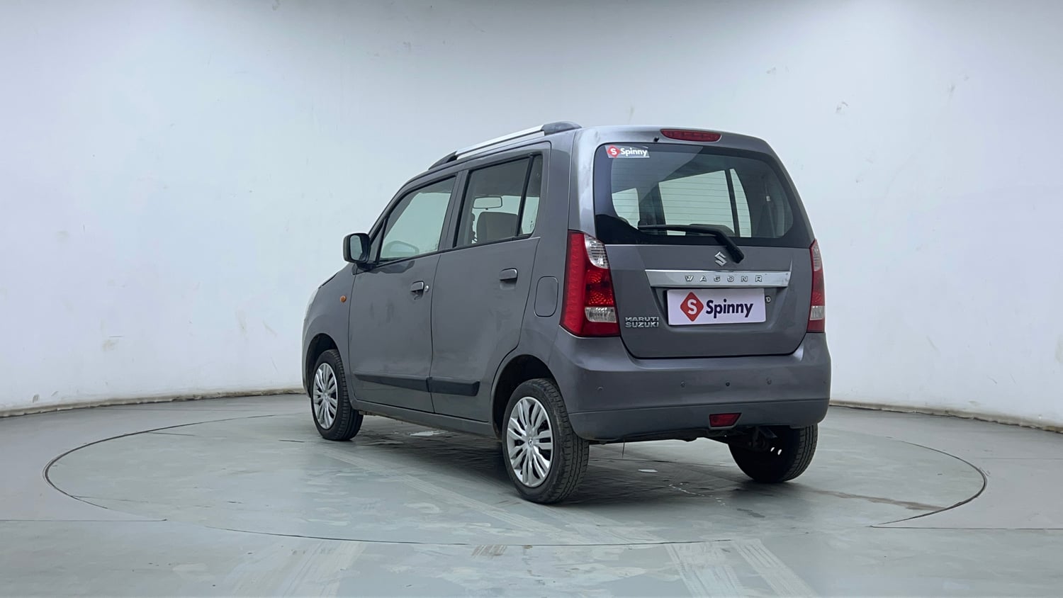 Used 2015 Maruti Suzuki Wagon R VXI Petrol Manual exterior LEFT REAR CORNER VIEW