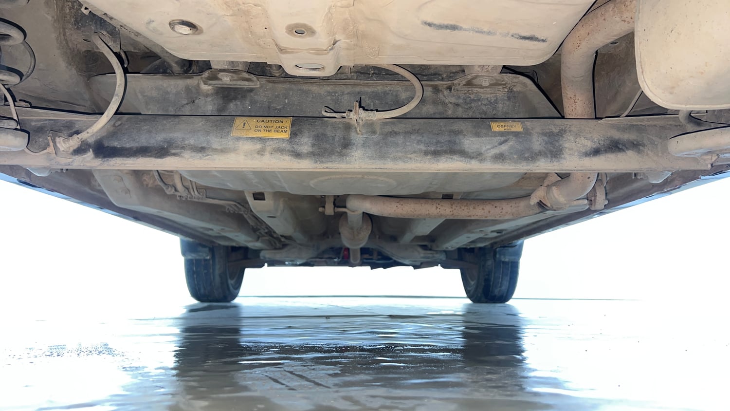 Used 2018 Tata Nexon XZ Plus Petrol Manual extra REAR UNDERBODY VIEW (TAKEN FROM REAR)