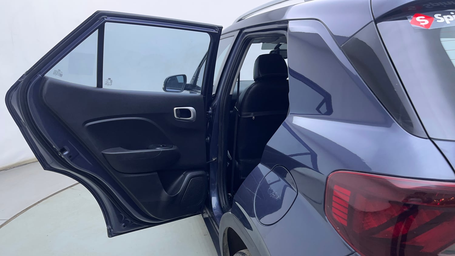 Used 2019 Hyundai Venue SX Plus 1.0 Turbo DCT Petrol Automatic interior LEFT REAR DOOR OPEN VIEW