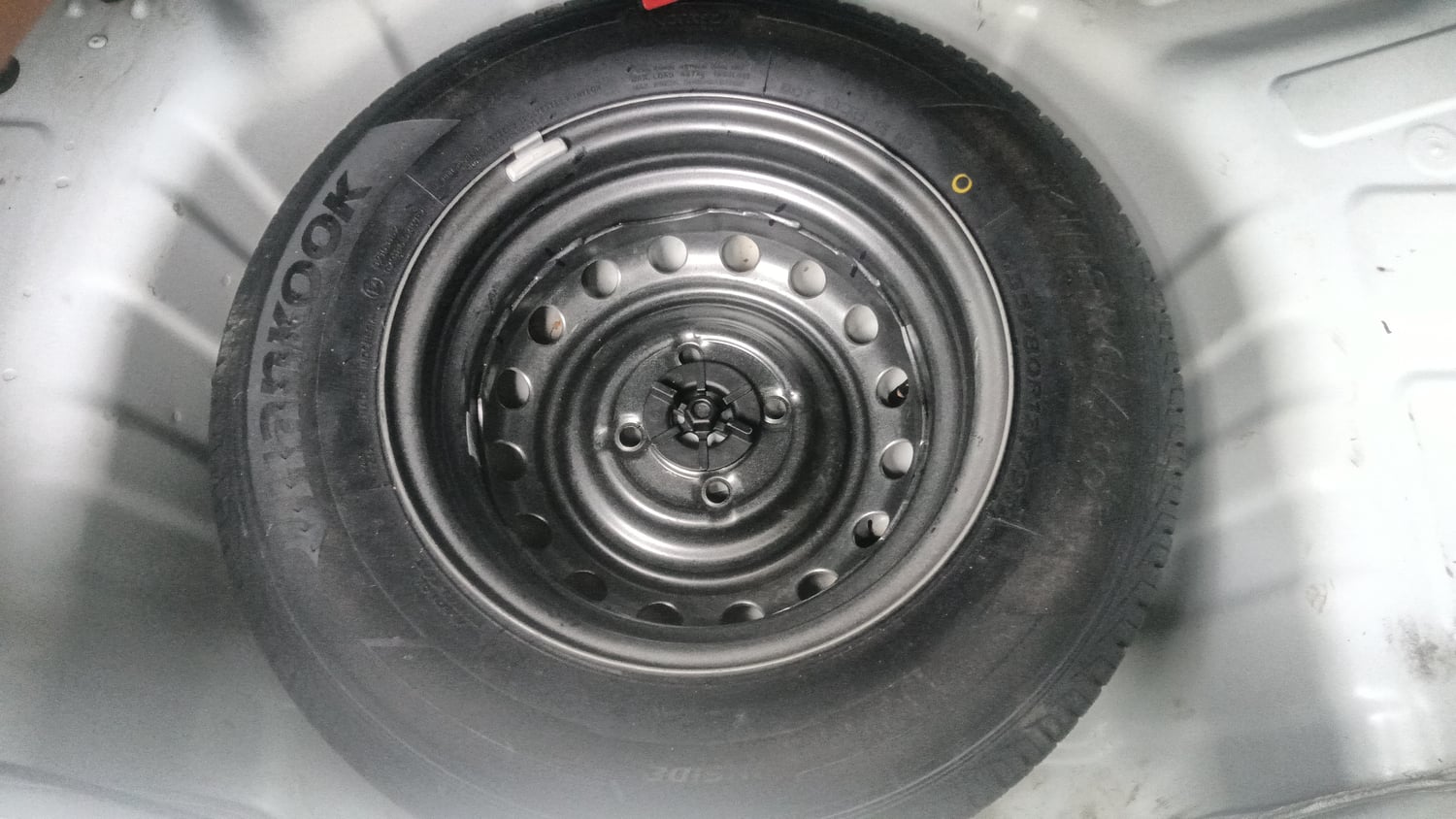 Used 2019 Hyundai Santro Sportz AMT Petrol Automatic tyres SPARE TYRE VIEW