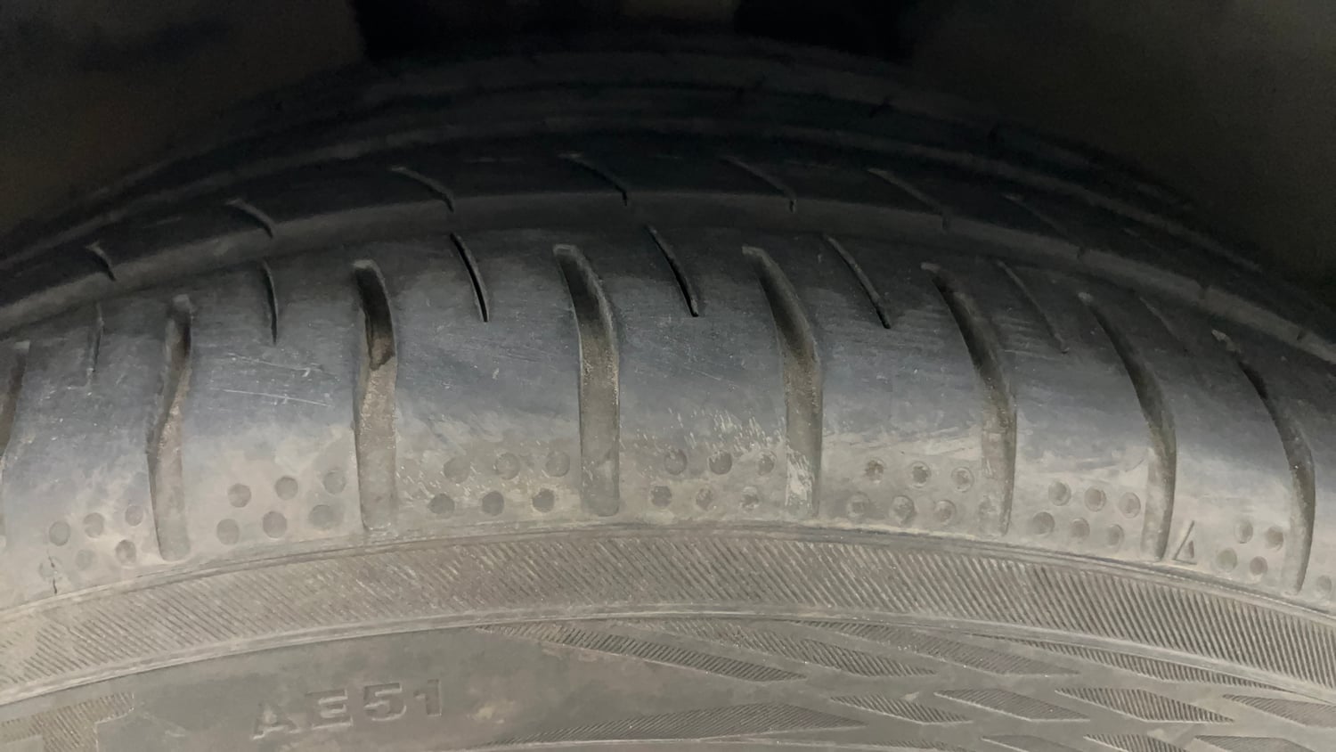 Used 2018 Audi A4 30 TFSI Premium Plus Petrol Automatic tyres LEFT FRONT TYRE TREAD VIEW