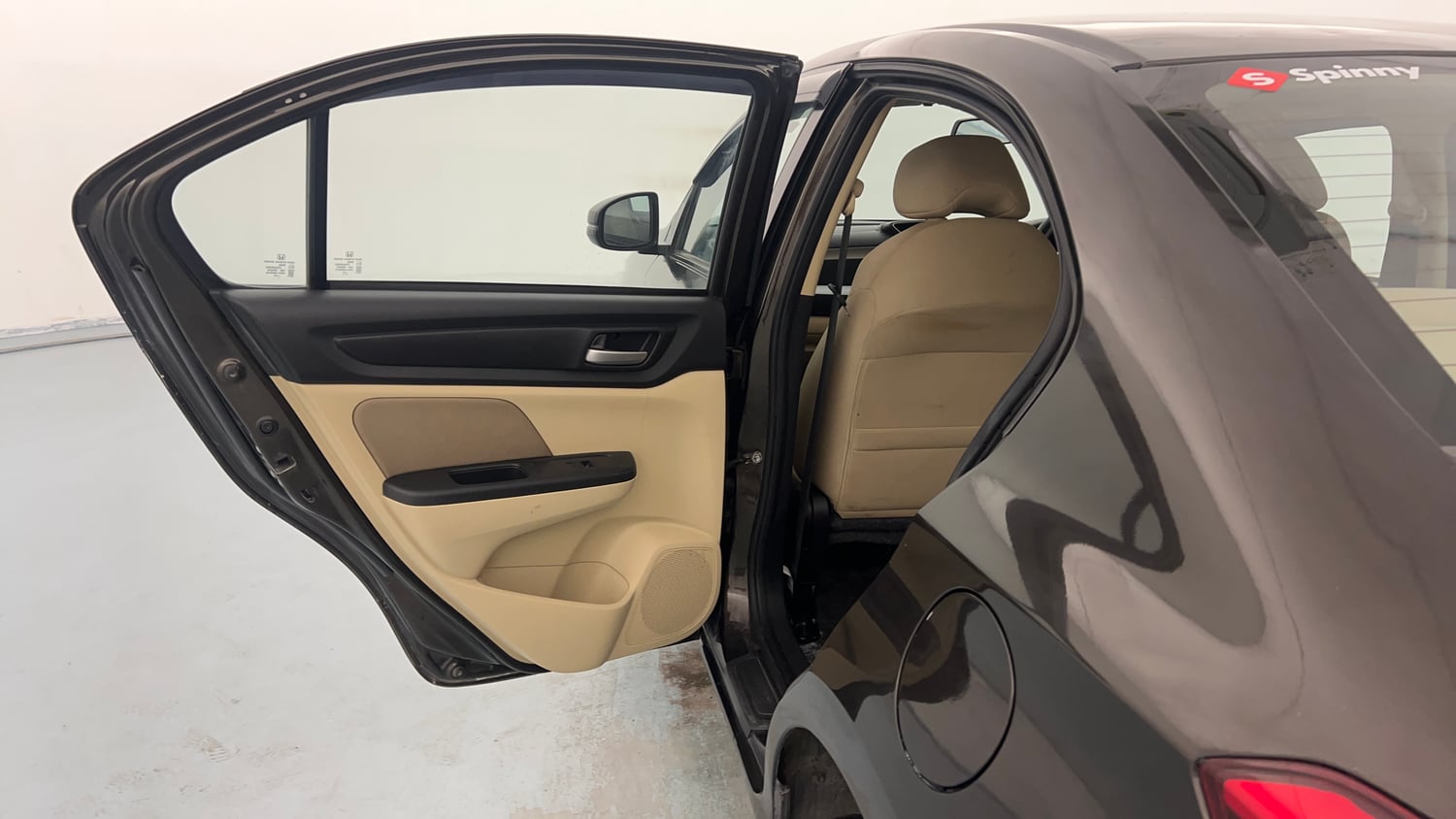 Used 2024 honda Amaze 2nd Generation S 1.2 Petrol CVT Petrol Automatic interior LEFT REAR DOOR OPEN VIEW