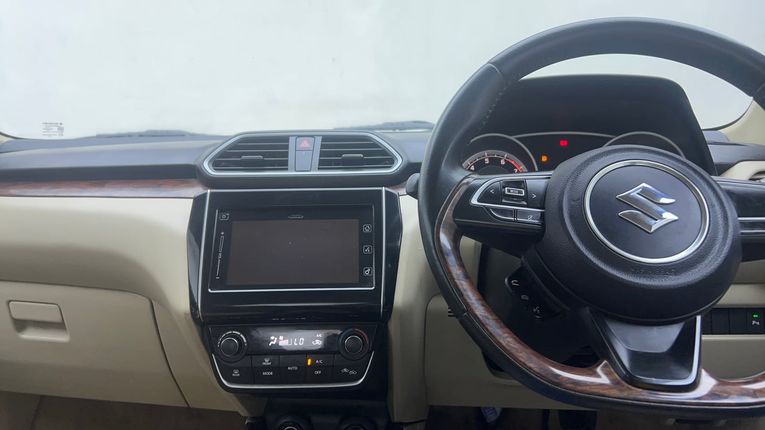 Used 2018 Maruti Suzuki Dzire ZXi Plus AMT Petrol Automatic interior MUSIC SYSTEM & AC CONTROL VIEW