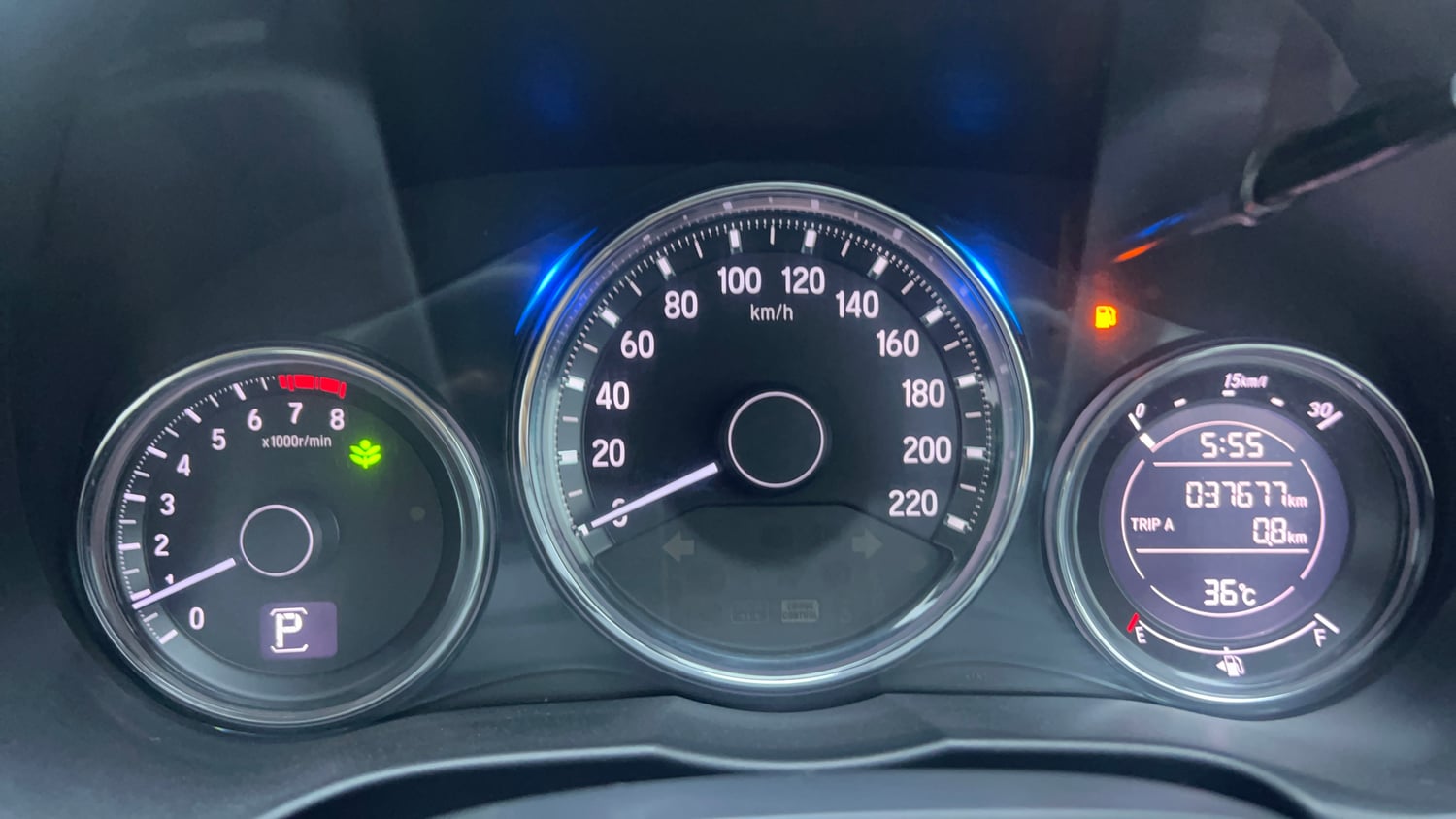 Used 2017 Honda City V CVT Petrol Petrol Automatic interior CLUSTERMETER VIEW