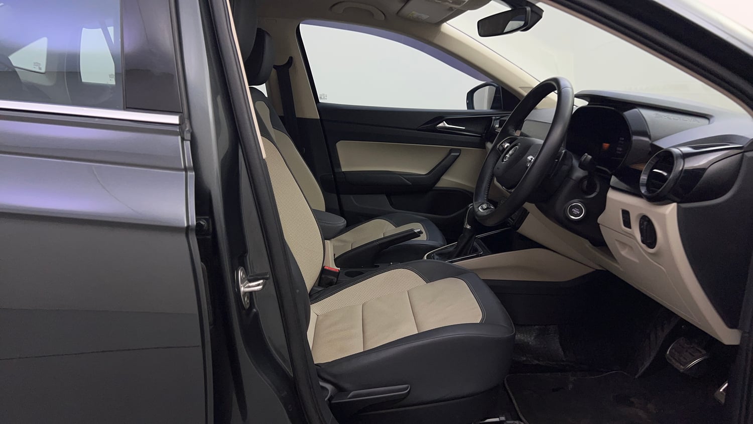 Used 2023 Skoda Slavia Style 1.5L TSI DSG Petrol Automatic interior RIGHT SIDE FRONT DOOR CABIN VIEW