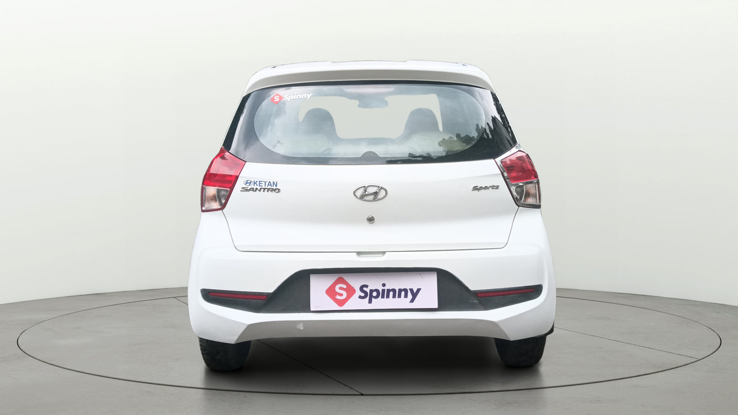 Used 2019 Hyundai Santro Sportz AMT Petrol Automatic exterior BACK VIEW