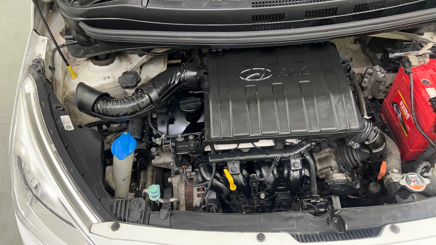 Used 2018 Hyundai Grand i10 Magna AT 1.2 Kappa VTVT Petrol Automatic engine ENGINE RIGHT SIDE VIEW
