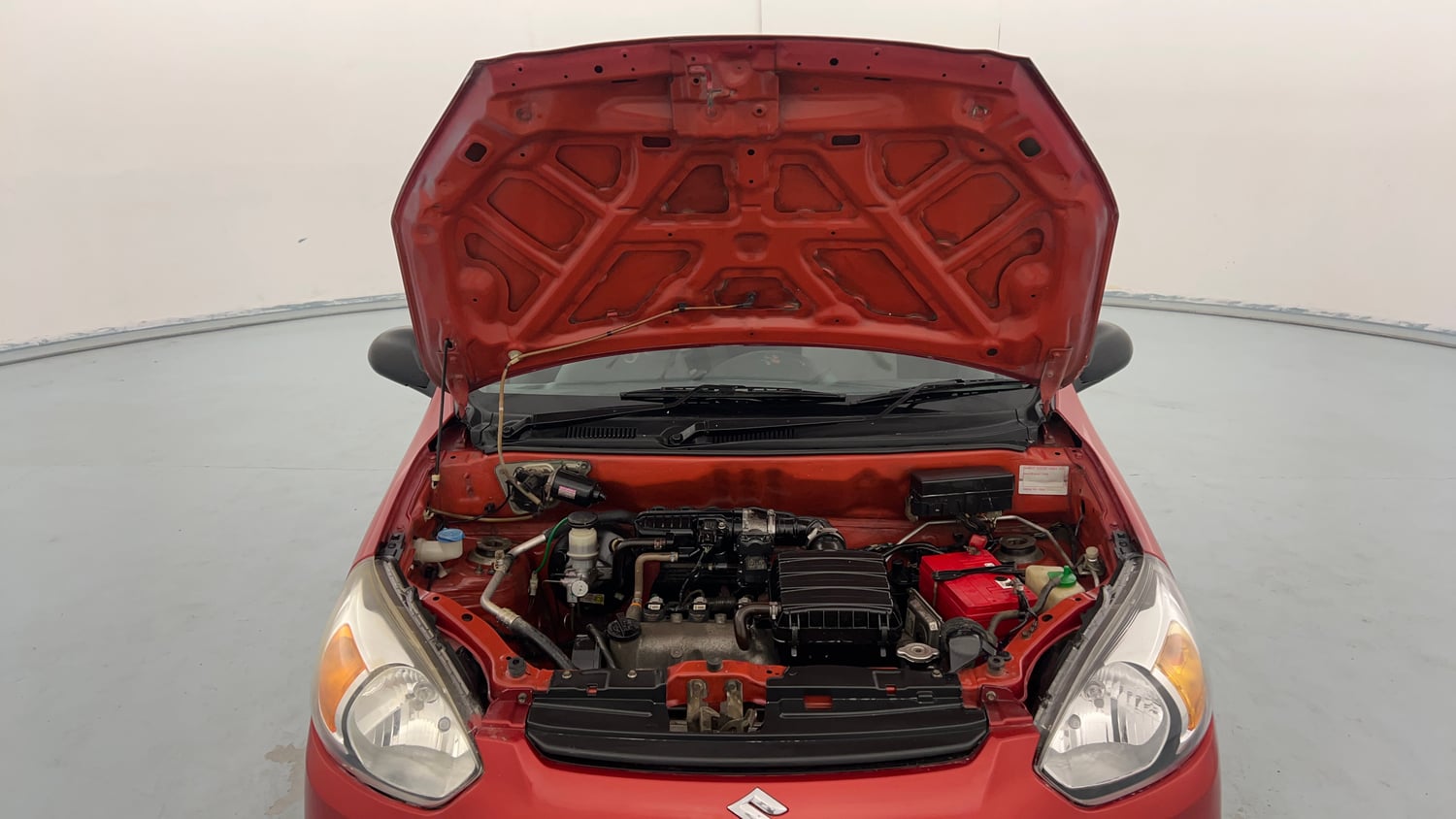 Used 2017 Maruti Suzuki Alto 800 VXi Petrol Manual engine ENGINE & BONNET OPEN FRONT VIEW