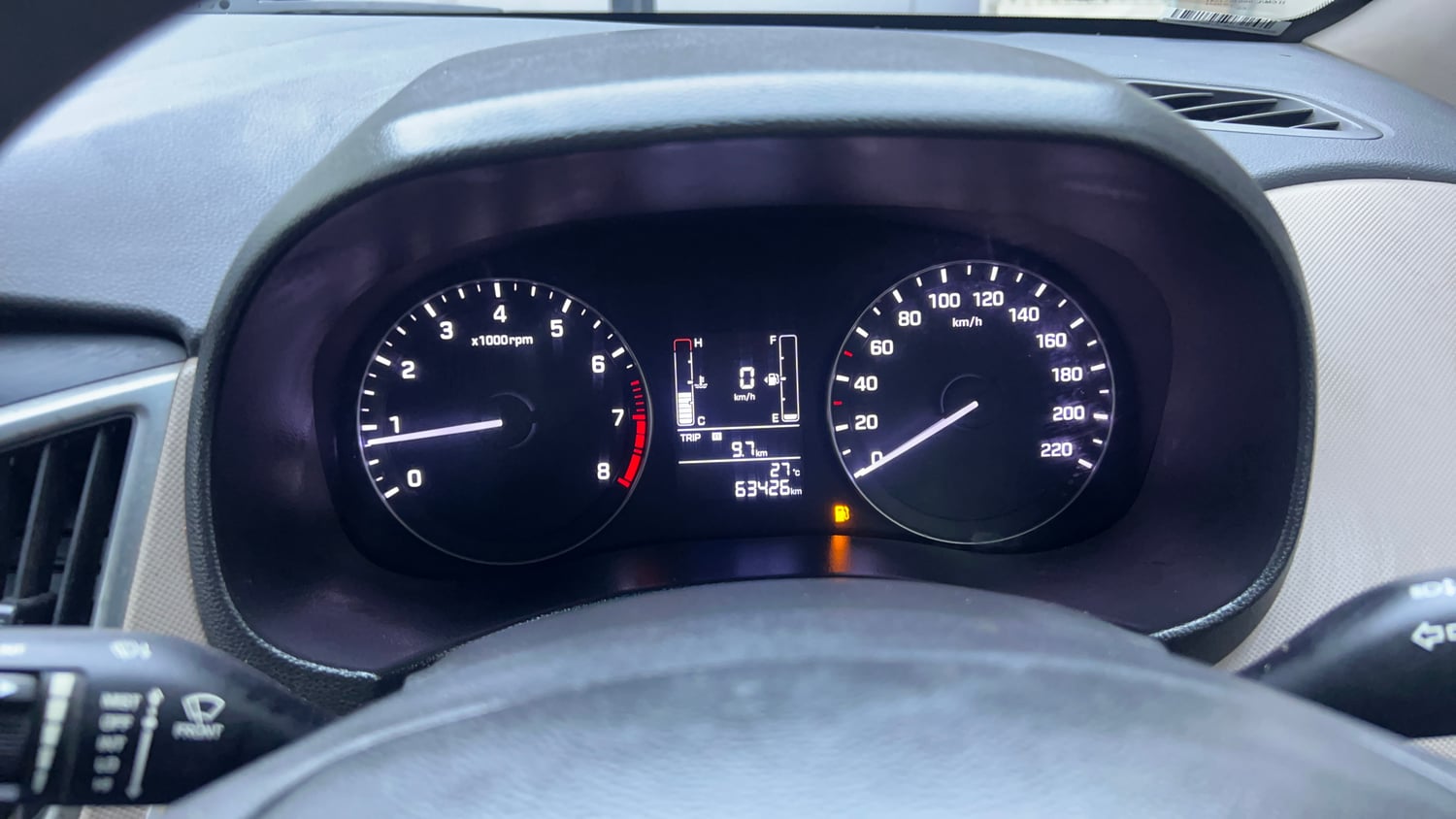 Used 2016 Hyundai Creta 1.6 SX Plus Petrol Petrol Manual interior CLUSTERMETER VIEW
