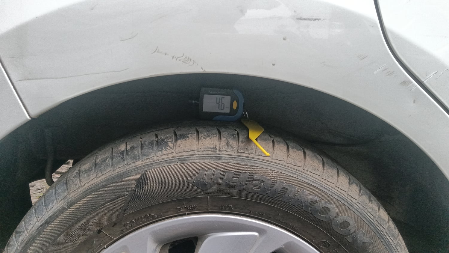 Used 2019 Hyundai Santro Sportz AMT Petrol Automatic tyres RIGHT REAR TYRE TREAD VIEW