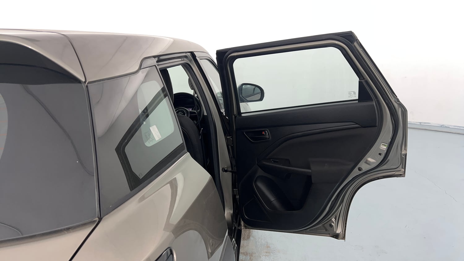Used 2025 Maruti Suzuki Brezza VXi Petrol Manual interior RIGHT REAR DOOR OPEN VIEW