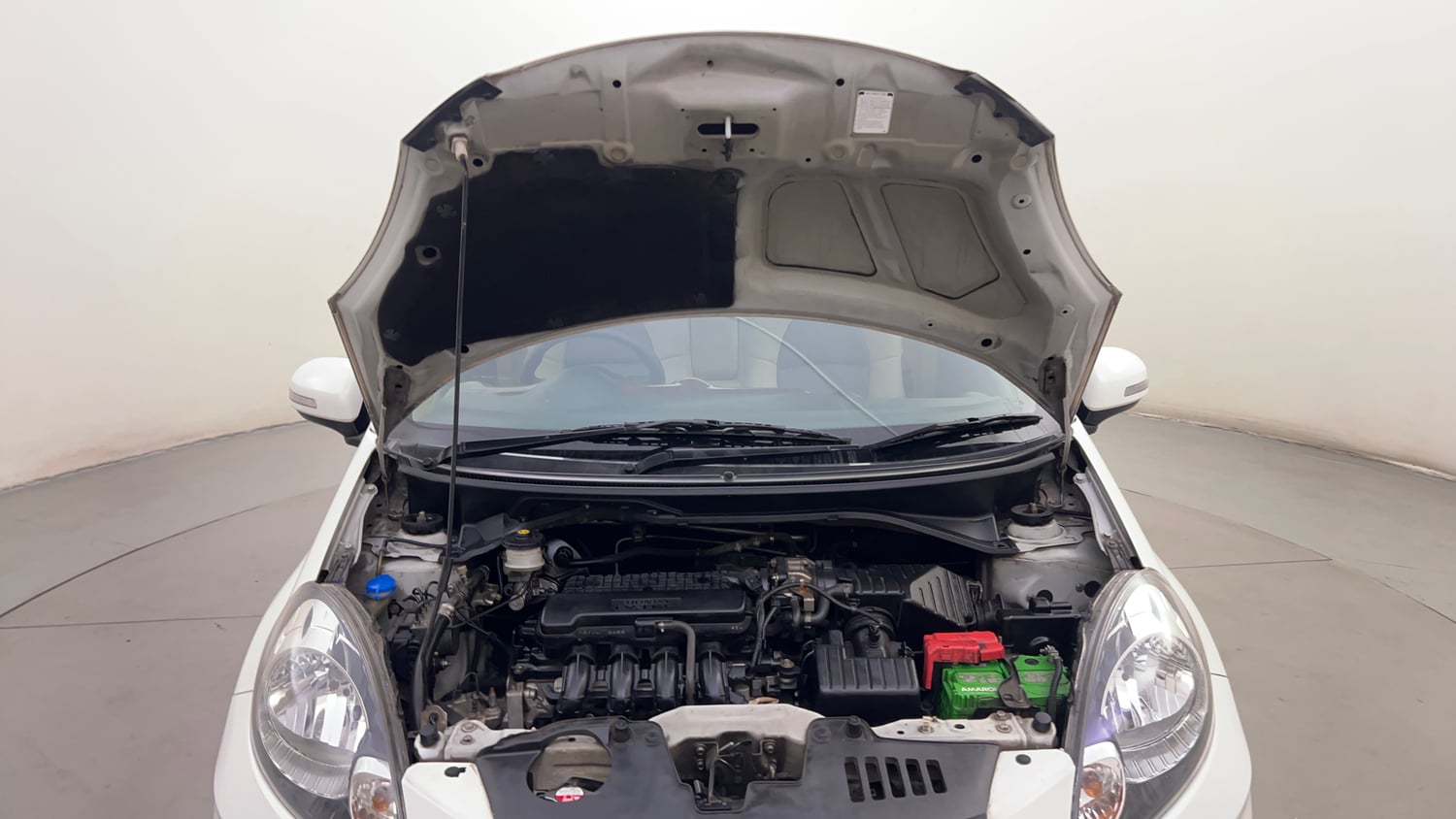 Used 2014 Honda Amaze 1.2 VX AT i-VTEC Petrol Automatic engine ENGINE & BONNET OPEN FRONT VIEW