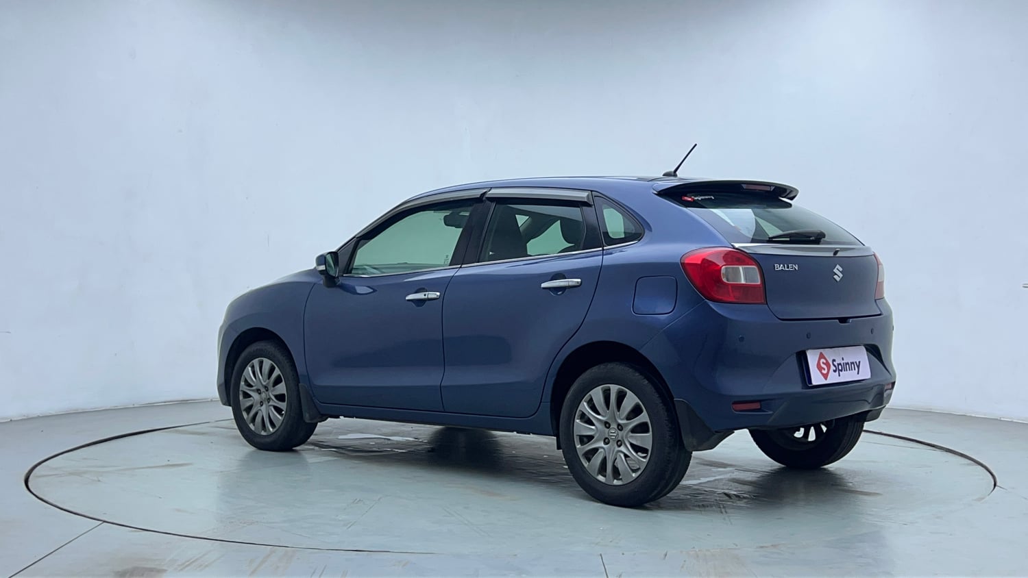 Used 2017 Maruti Suzuki Baleno Zeta 1.2 Petrol Manual exterior LEFT REAR CORNER VIEW