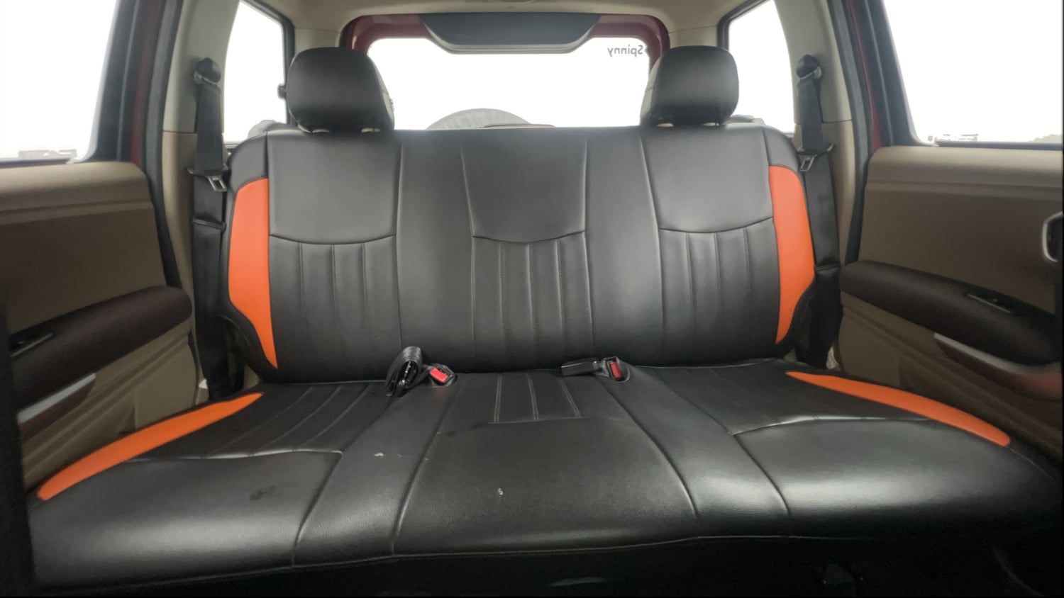 Used 2017 Mahindra TUV300 T8 mHAWK100 Dual Tone Diesel Manual interior REAR SEAT CONDITION VIEW