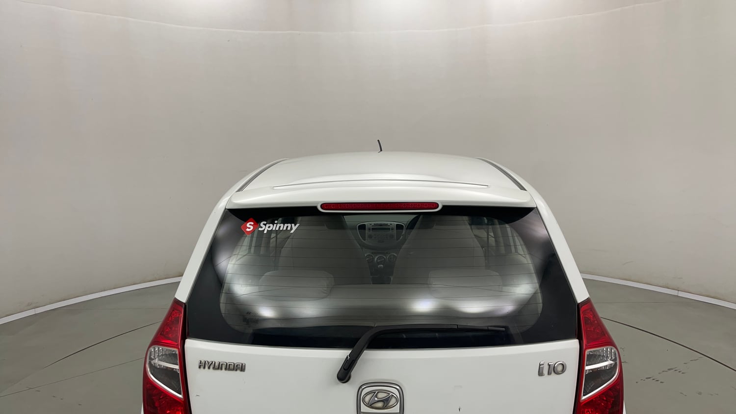 Used 2013 Hyundai i10 Sportz 1.2 Kappa2 Petrol Manual exterior BACK WINDSHIELD VIEW