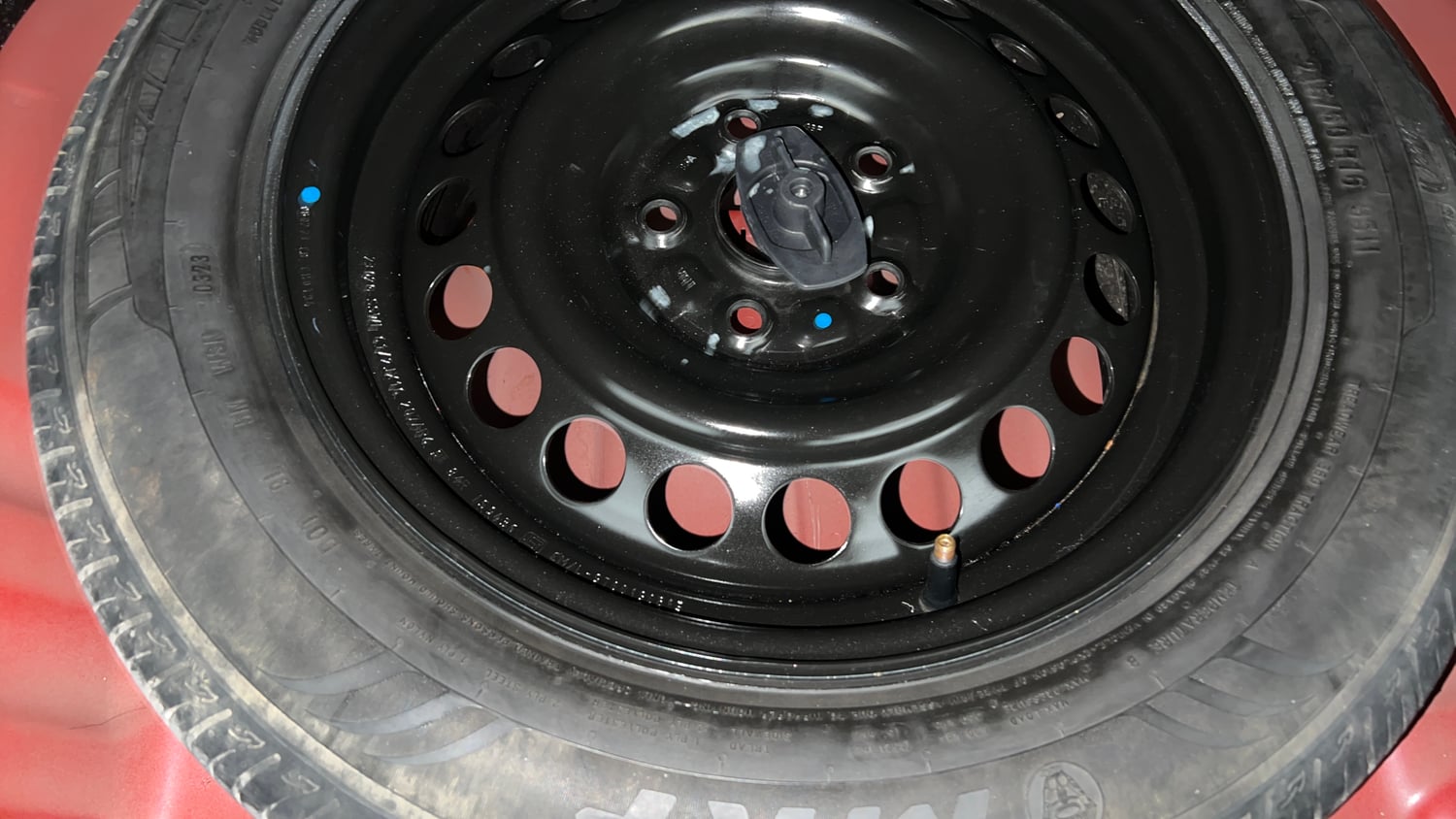 Used 2023 Maruti Suzuki Brezza Zxi Plus Dual Tone Petrol Manual tyres SPARE TYRE VIEW