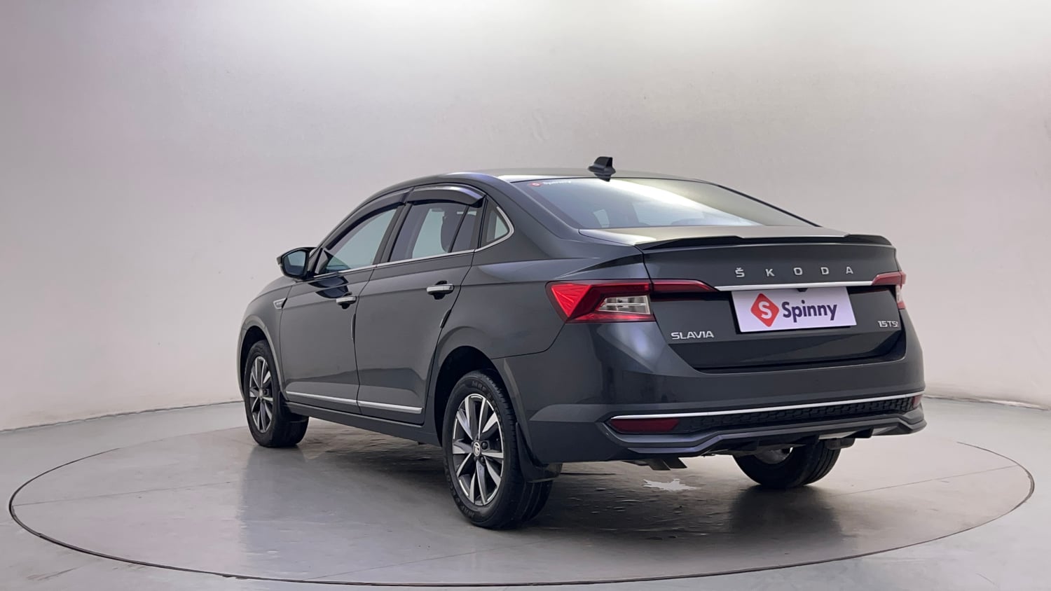Used 2023 Skoda Slavia Style 1.5L TSI DSG Petrol Automatic exterior LEFT REAR CORNER VIEW