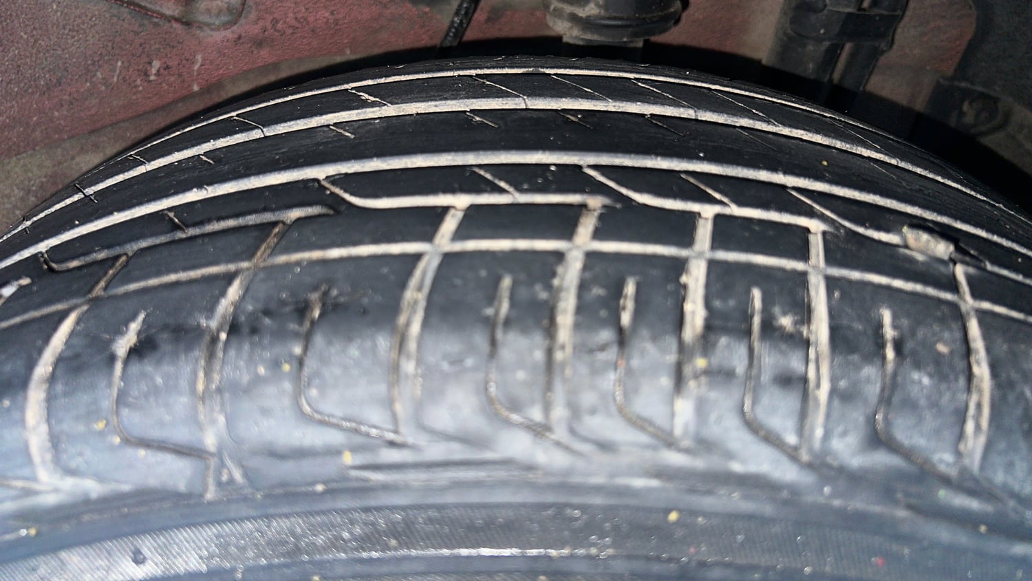 Used 2018 Tata Nexon XZ Plus Petrol Manual tyres LEFT REAR TYRE TREAD VIEW