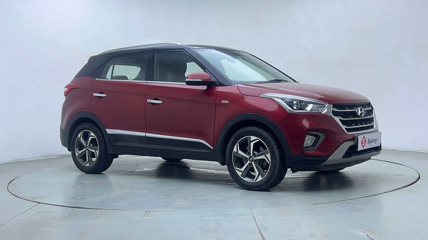 Used 2019 Hyundai Creta SX 1.6 AT Petrol Petrol Automatic exterior RIGHT FRONT CORNER VIEW