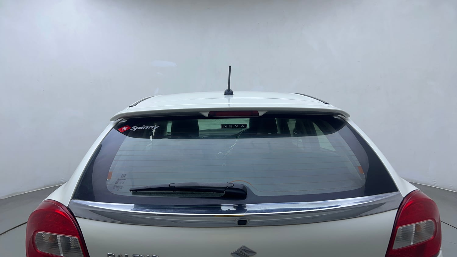 Used 2016 Maruti Suzuki Baleno Zeta 1.2 Petrol Manual exterior BACK WINDSHIELD VIEW