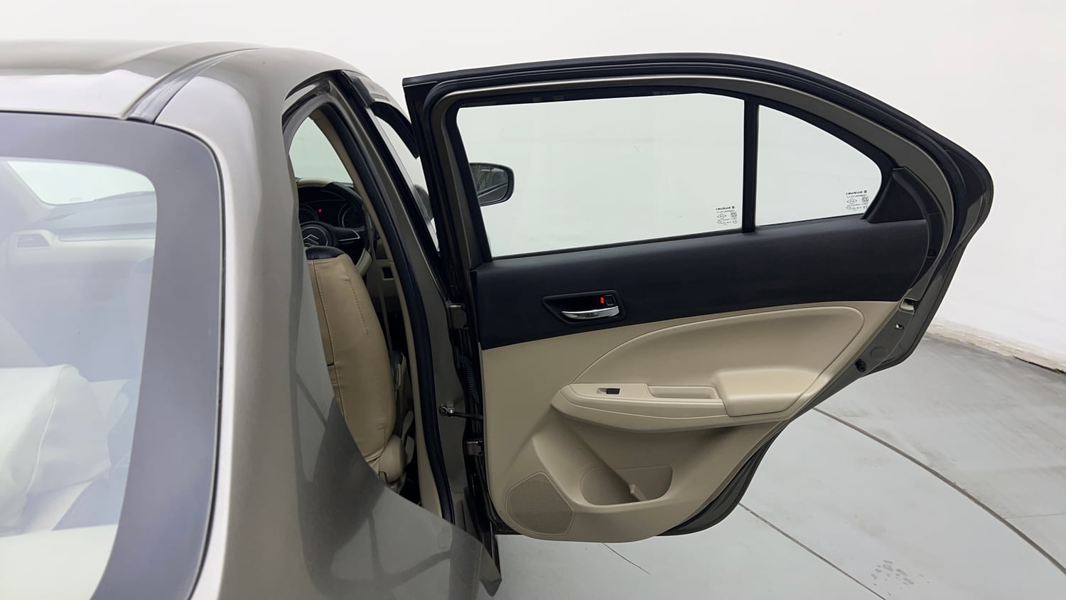 Used 2022 Maruti Suzuki Dzire VXi Petrol Manual interior RIGHT REAR DOOR OPEN VIEW