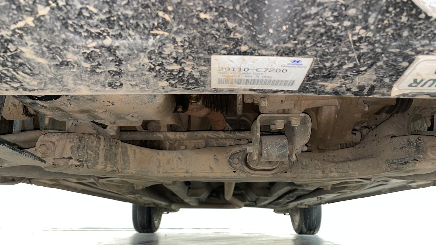 Used 2019 Hyundai Elite i20 Asta 1.2 (O) Petrol Manual extra FRONT LEFT UNDERBODY VIEW