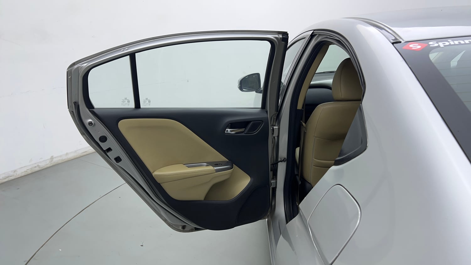 Used 2014 Honda City VX CVT Petrol Automatic interior LEFT REAR DOOR OPEN VIEW