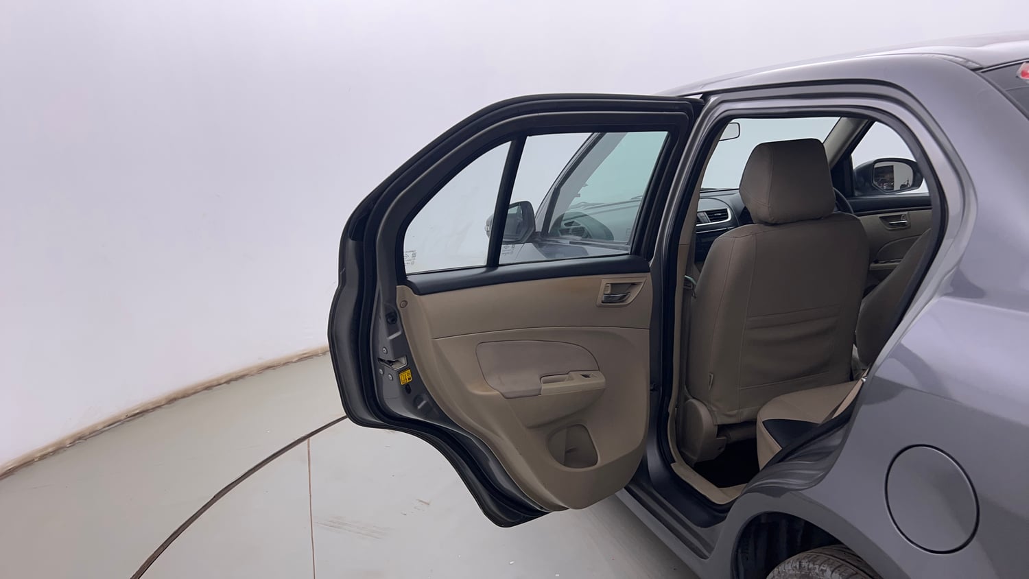 Used 2014 Maruti Suzuki Swift Dzire VXI Petrol Manual interior LEFT REAR DOOR OPEN VIEW