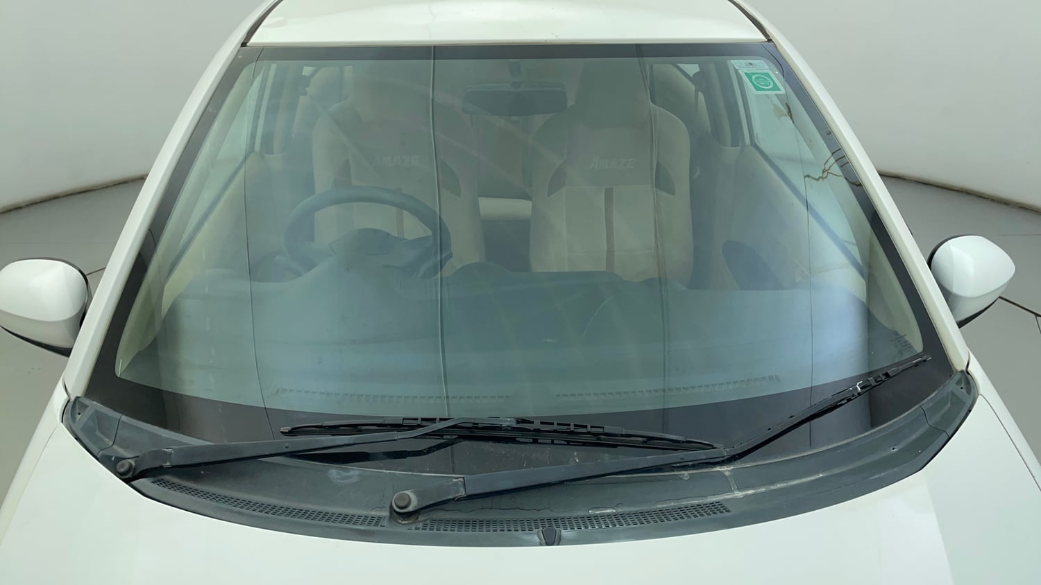 Used 2014 Honda Amaze 1.2 S i-VTEC Petrol Manual exterior FRONT WINDSHIELD VIEW