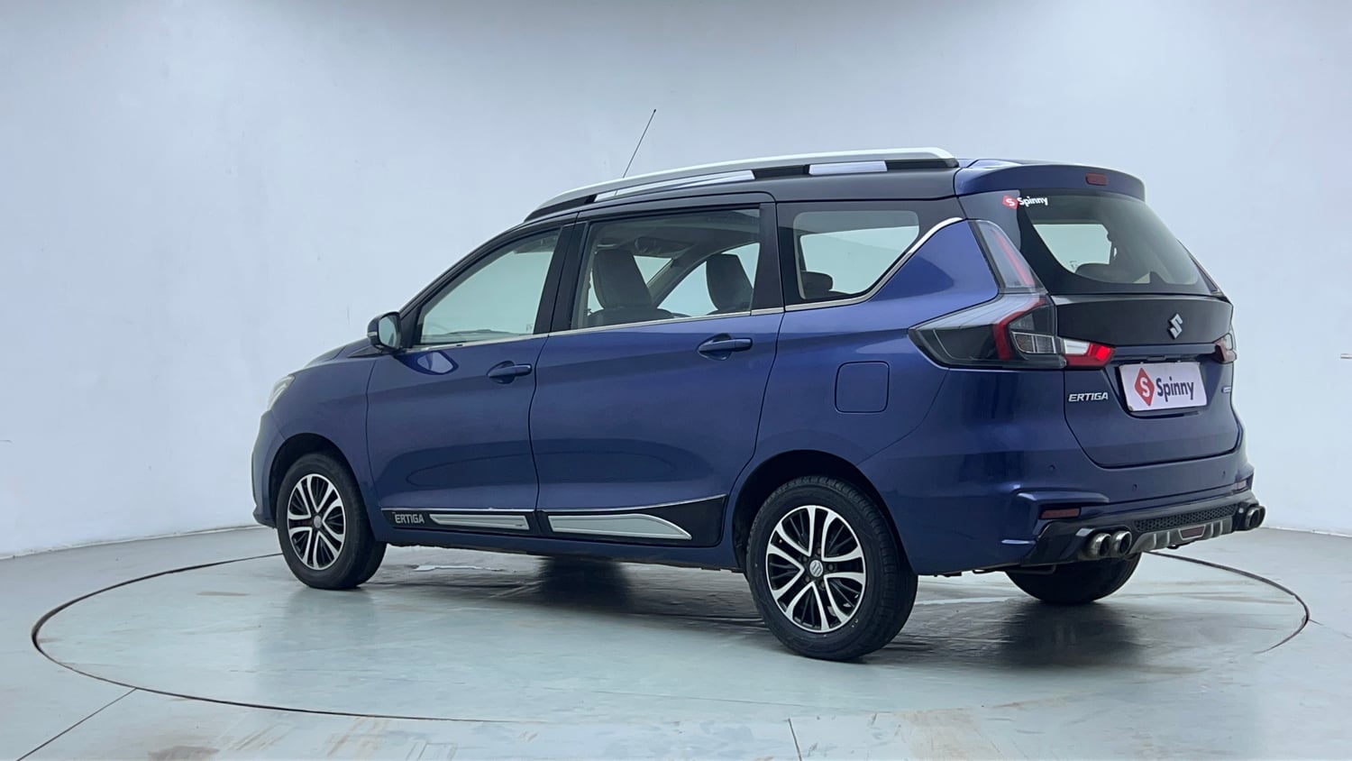 Used 2021 Maruti Suzuki New Ertiga VXi Petrol Manual exterior LEFT REAR CORNER VIEW
