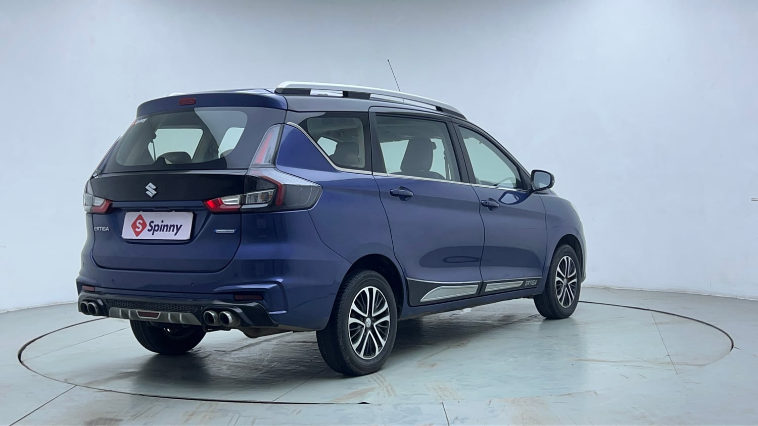 Used 2021 Maruti Suzuki New Ertiga VXi Petrol Manual exterior RIGHT REAR CORNER VIEW