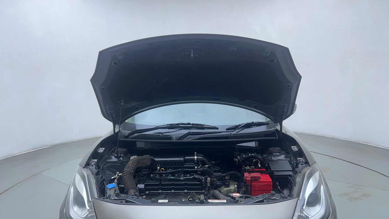 Used 2018 Maruti Suzuki Dzire ZXi Plus AMT Petrol Automatic engine ENGINE & BONNET OPEN FRONT VIEW
