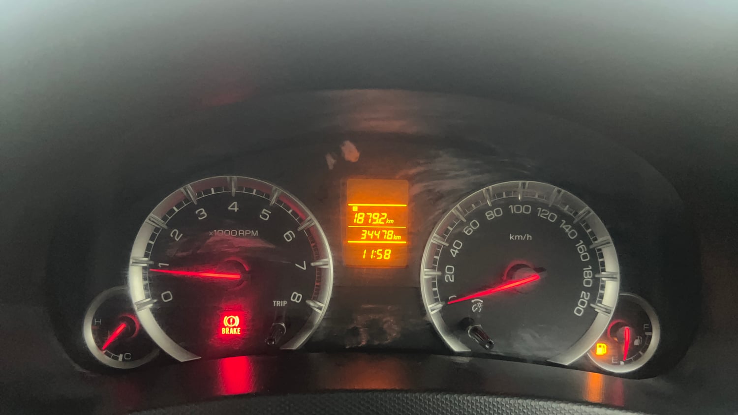 Used 2015 Maruti Suzuki Swift Dzire VXI Petrol Manual interior CLUSTERMETER VIEW
