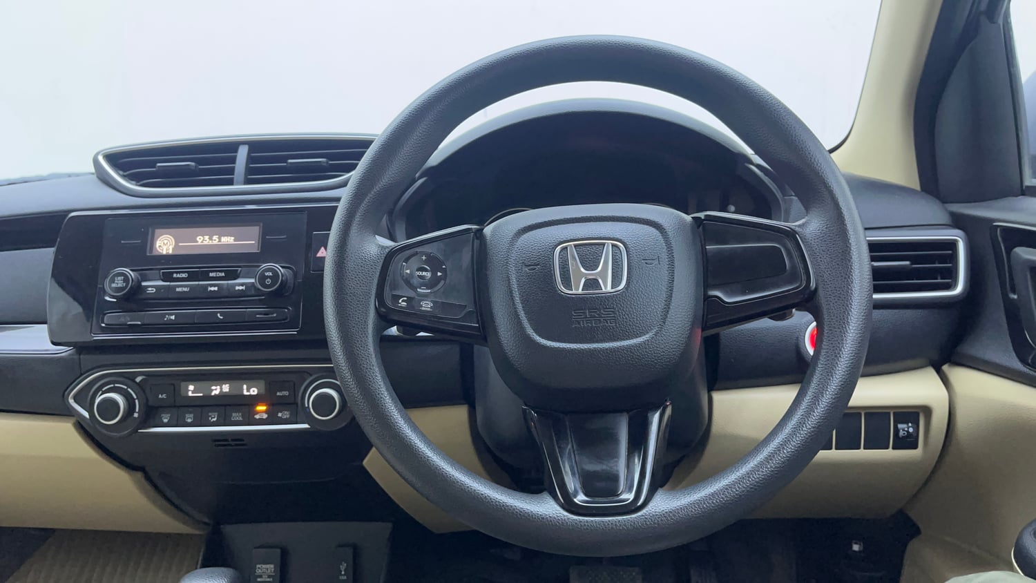 Used 2018 Honda Amaze 1.2 V CVT Petrol Petrol Automatic interior STEERING VIEW