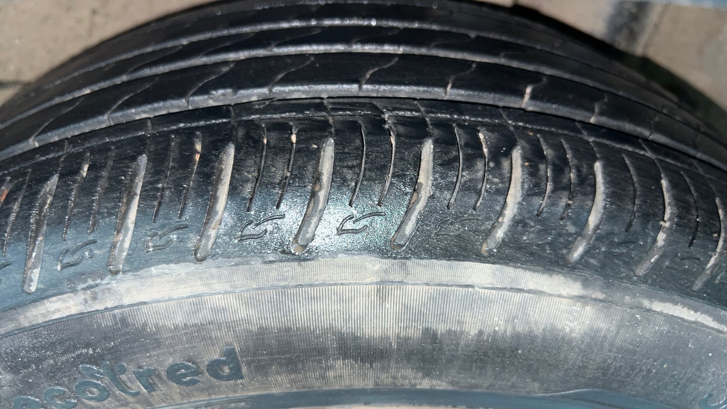 Used 2017 Honda Jazz VX Petrol Petrol Manual tyres LEFT REAR TYRE TREAD VIEW