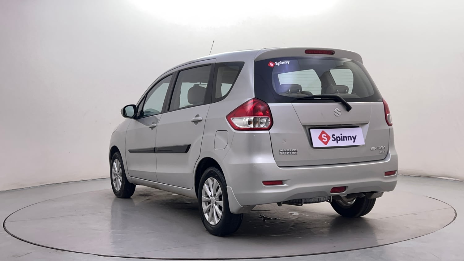 Used 2015 Maruti Suzuki Ertiga ZXi Petrol Manual exterior LEFT REAR CORNER VIEW