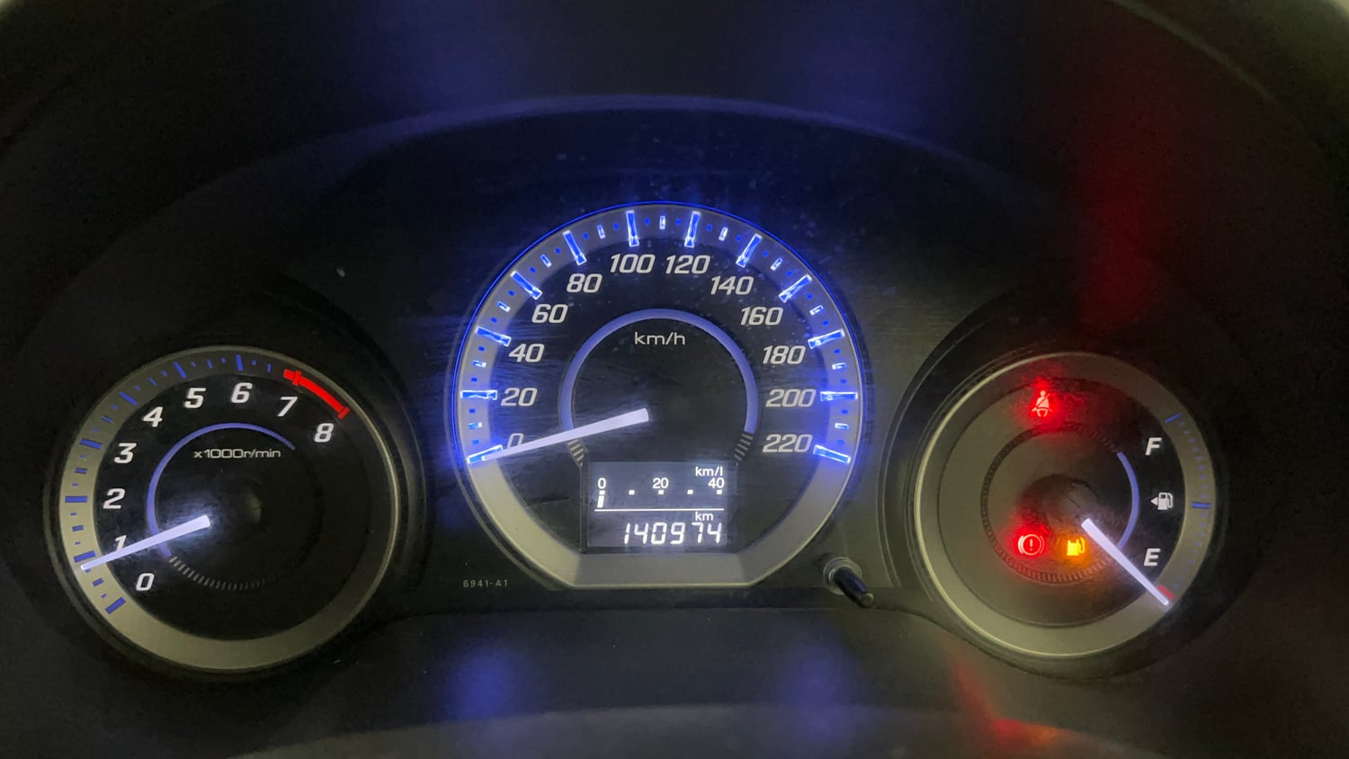 Used 2013 Honda City 1.5 S MT Petrol Manual interior CLUSTERMETER VIEW