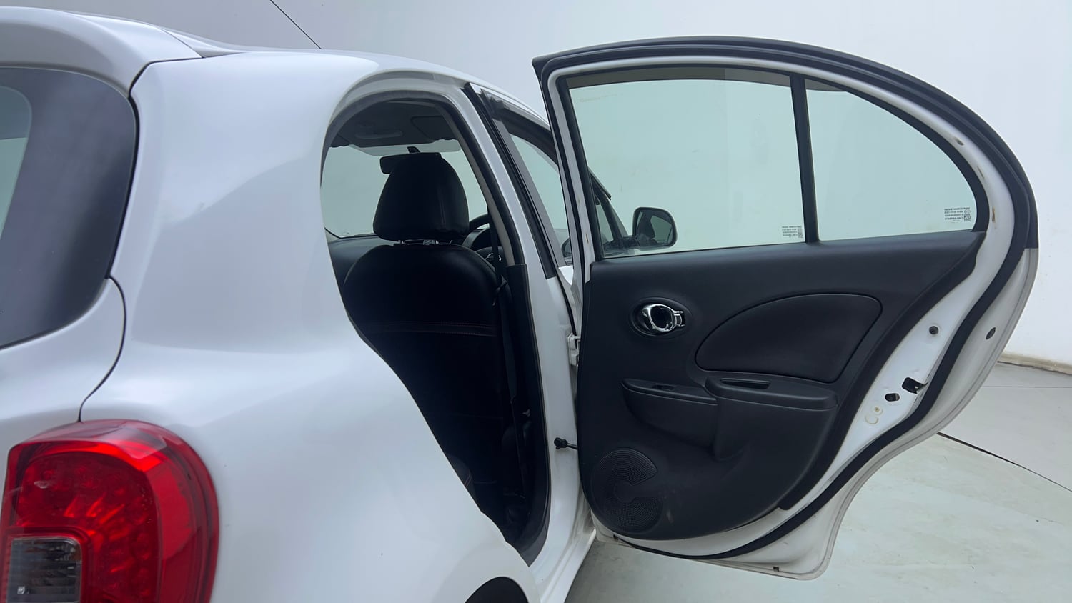Used 2018 Nissan Micra XL Diesel Diesel Manual interior RIGHT REAR DOOR OPEN VIEW
