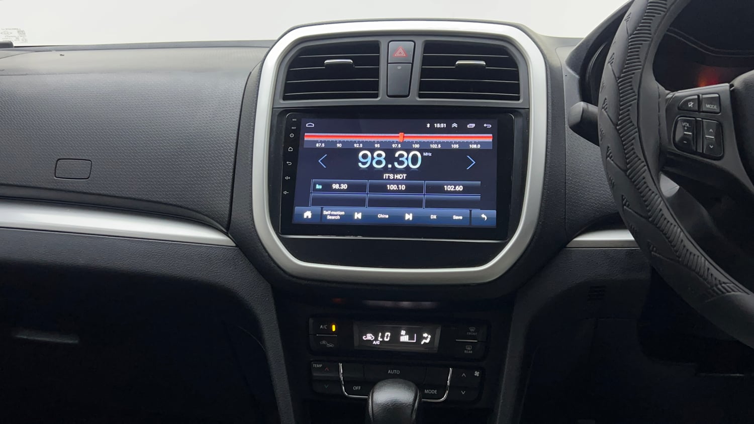 Used 2020 Maruti Suzuki Vitara Brezza VXi AT SHVS Petrol Automatic interior MUSIC SYSTEM & AC CONTROL VIEW